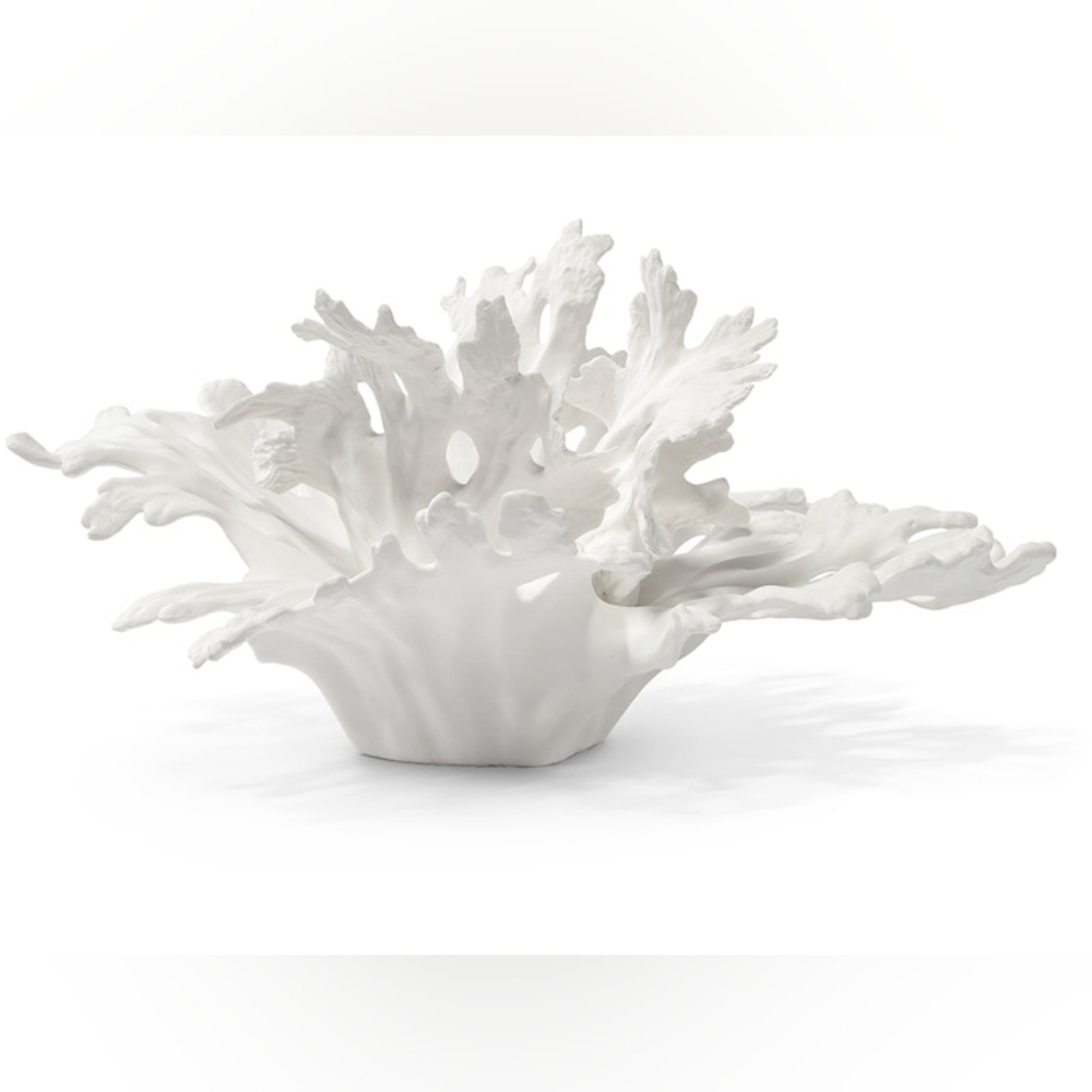 White Coral-Inspired Decorative Sculpture - Picture 4 of 6